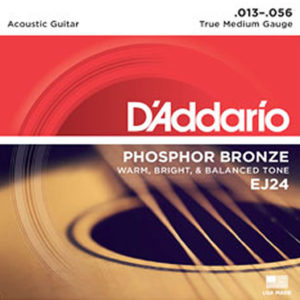D'Addario EJ24 Phosphor Bronze True Medium 13-56