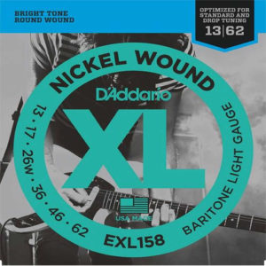 D'Addario EXL158 Nickel Wound, Baritone Light, 13-62