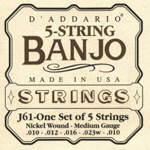 D'Addario J61 Medium 5-String Banjo