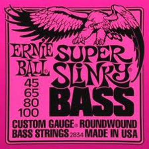 Ernie Ball Super Slinky Nickel Wound Bass Strings 45-100