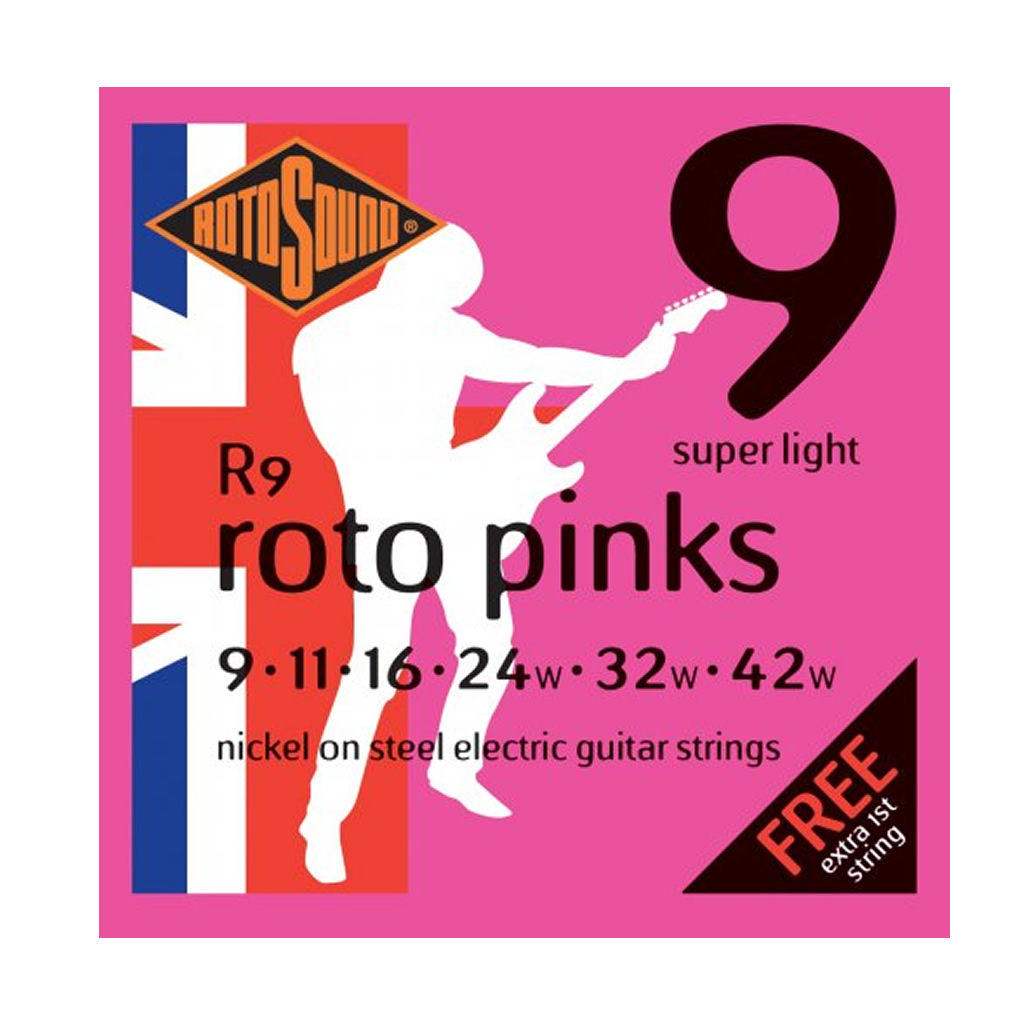 Rotosound R9 Pinks 9-42
