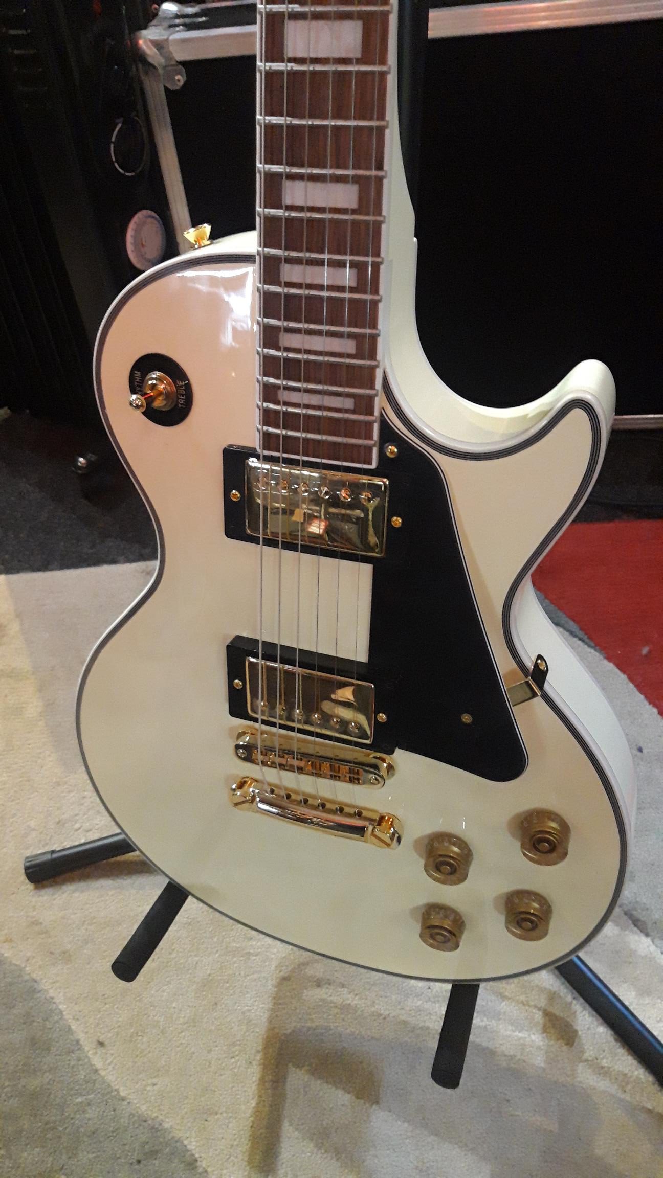 Fernandes Burny RLC-55 RR AWT Arctic White - CC Music Shop