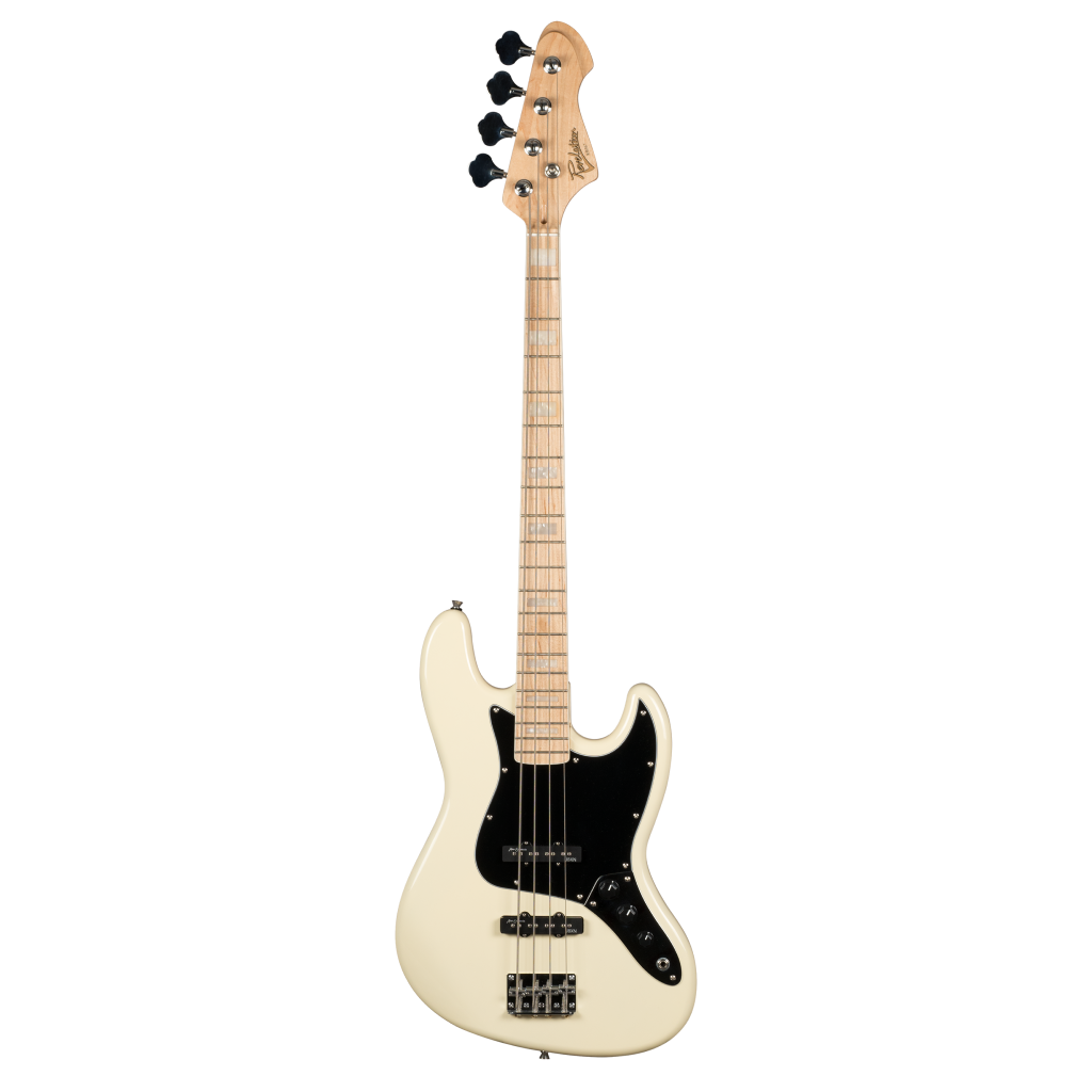 Revelation RBJ67 Jazz Bass in Vintage White