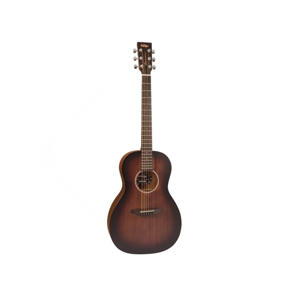 Vintage Statesboro V880 Whisky Sour Parlour Acoustic Guitar