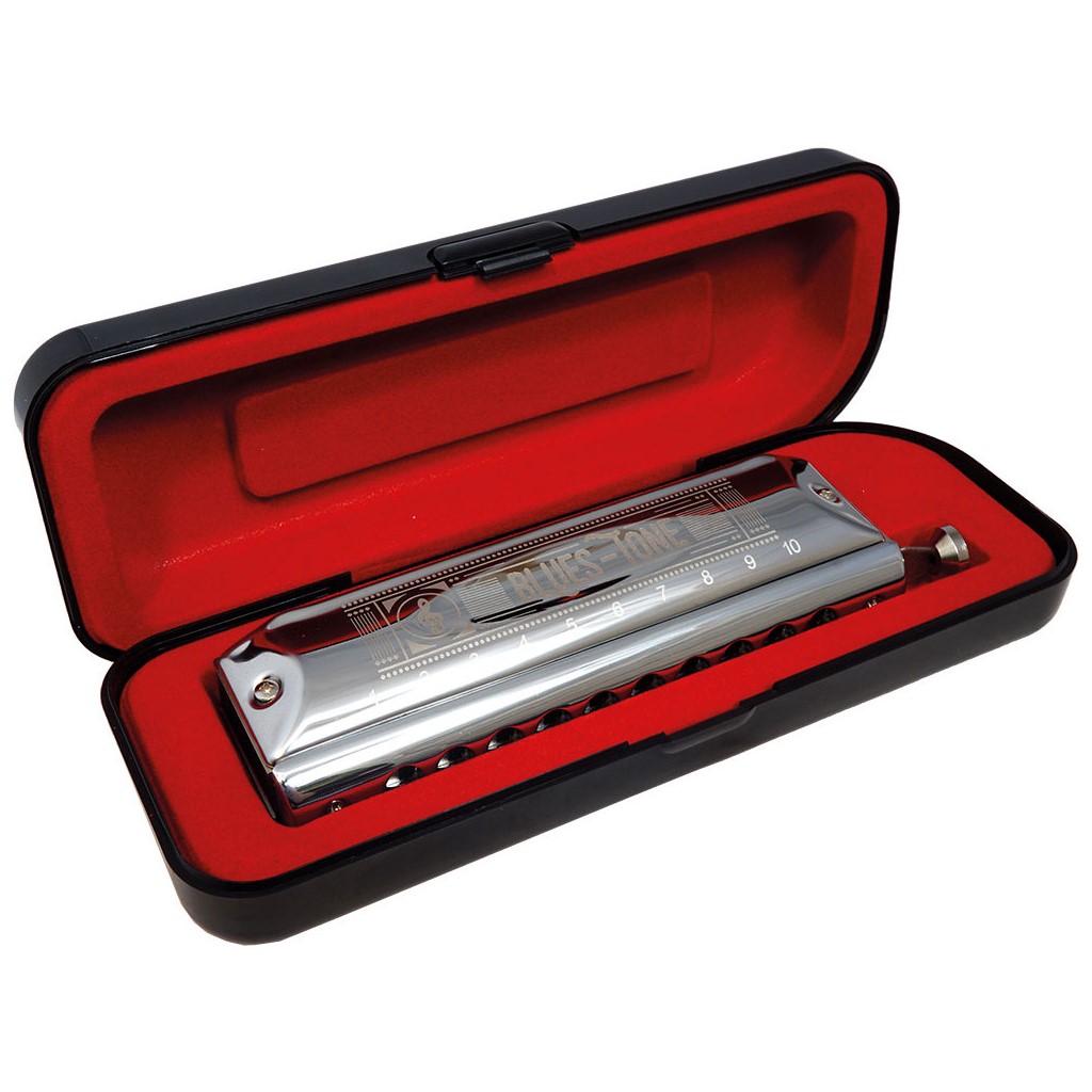 Blues Tone Chromatic Harmonica in C Major - CC Music Shop