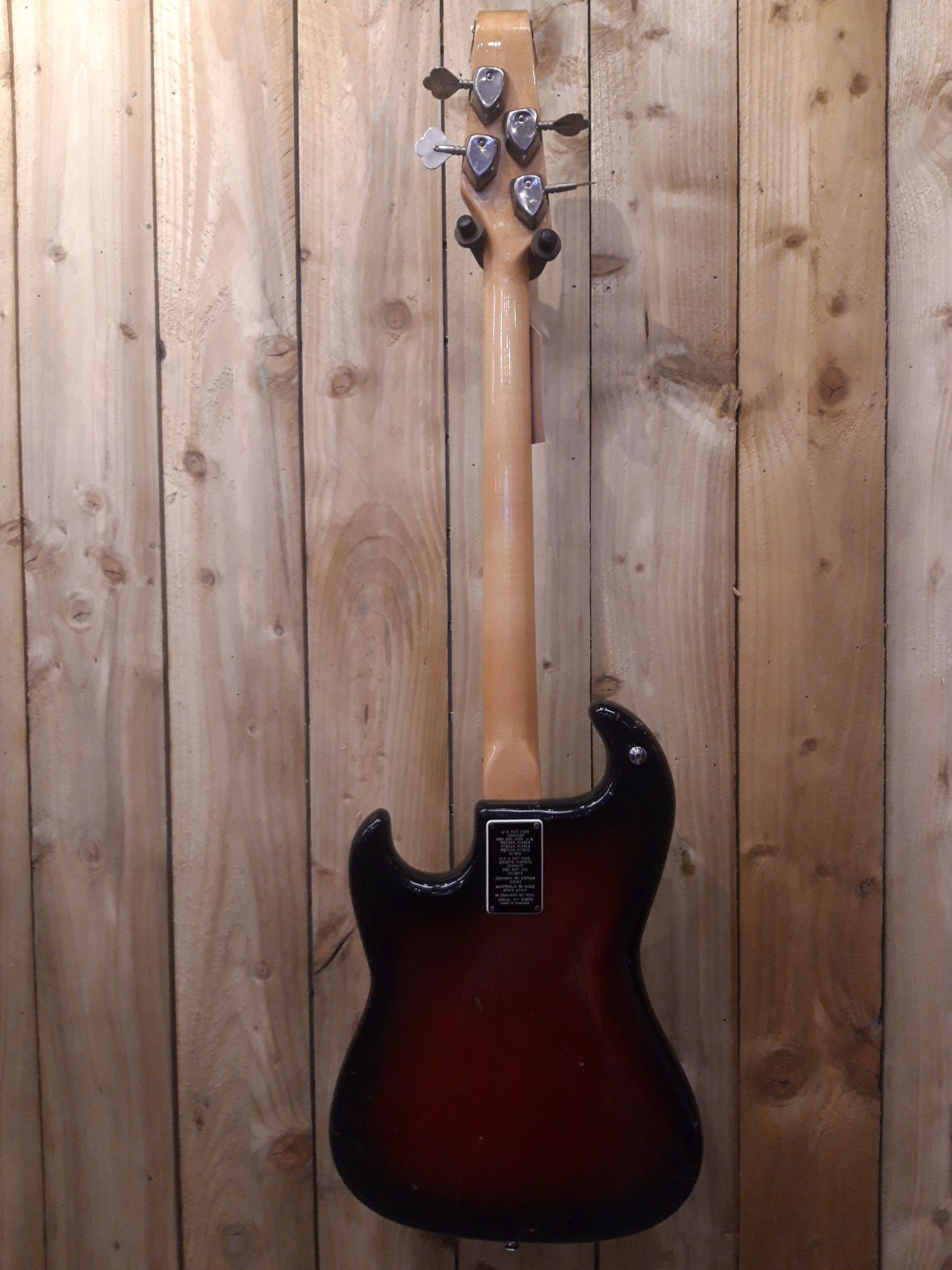 Burns Baldwin 1960 s Jazz bass in Redburst Finish CC Music Shop