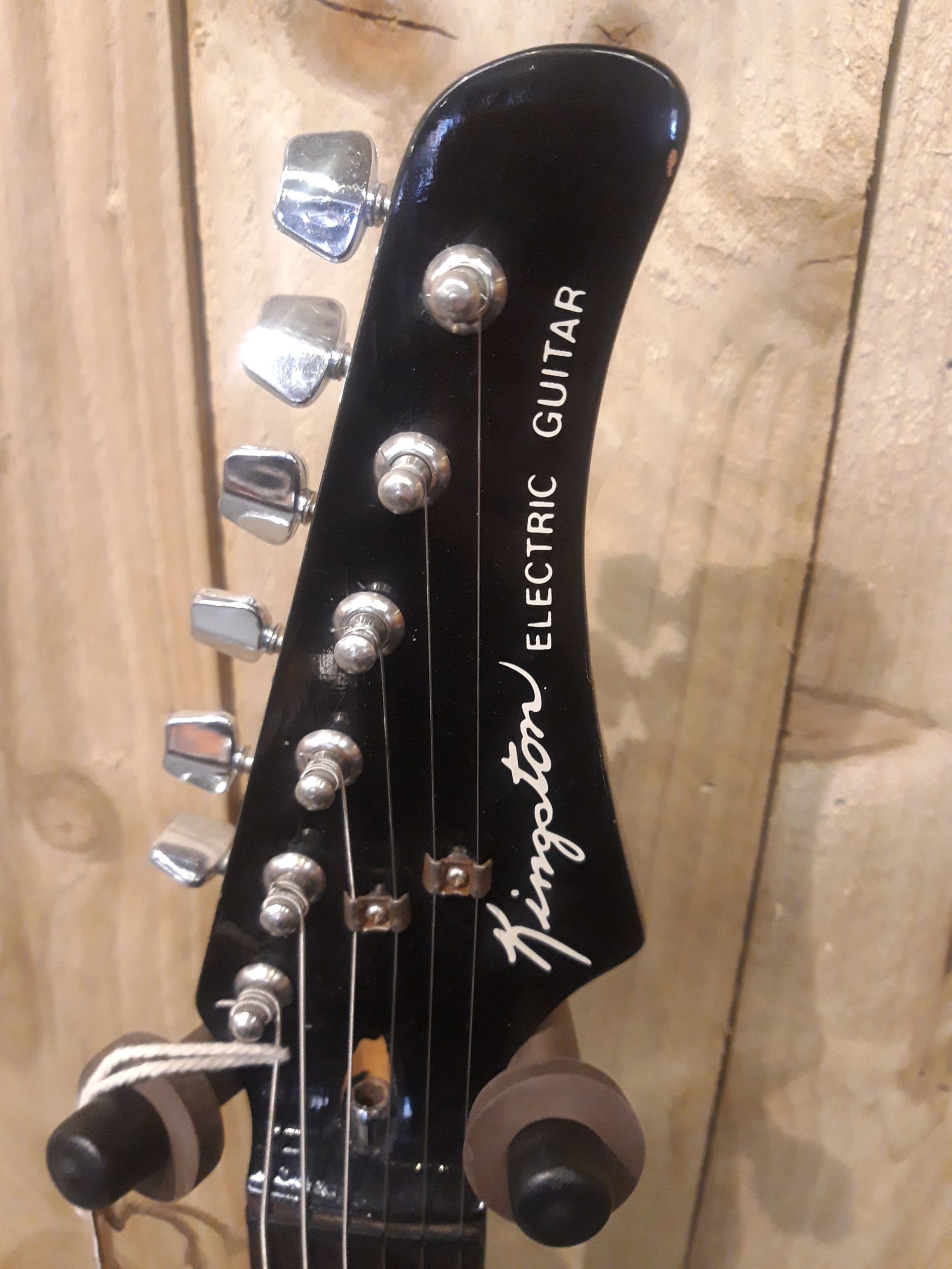 Kingston Stratocaster Style Electric Guitar in Black Finish CC Music Shop